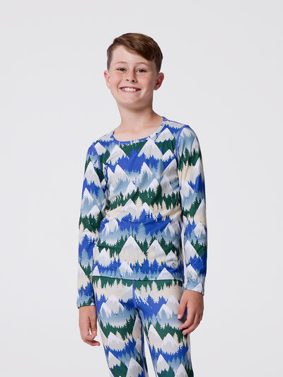 Youth Originals Print Crew - Mountains