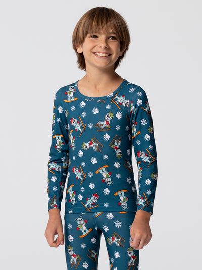 Youth Originals Print Crewneck - Snow Bears