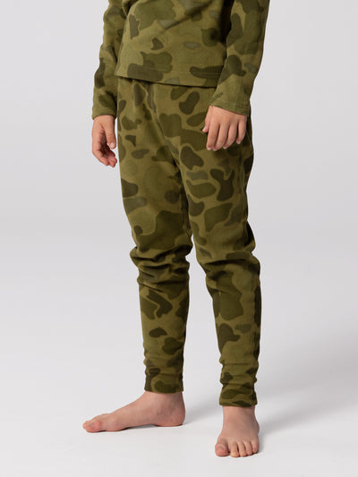 Youth La Montana Print Bottom - Sea Kelp Camo