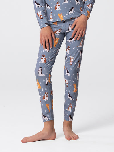 Youth Originals Print Tight - Winter Dogs