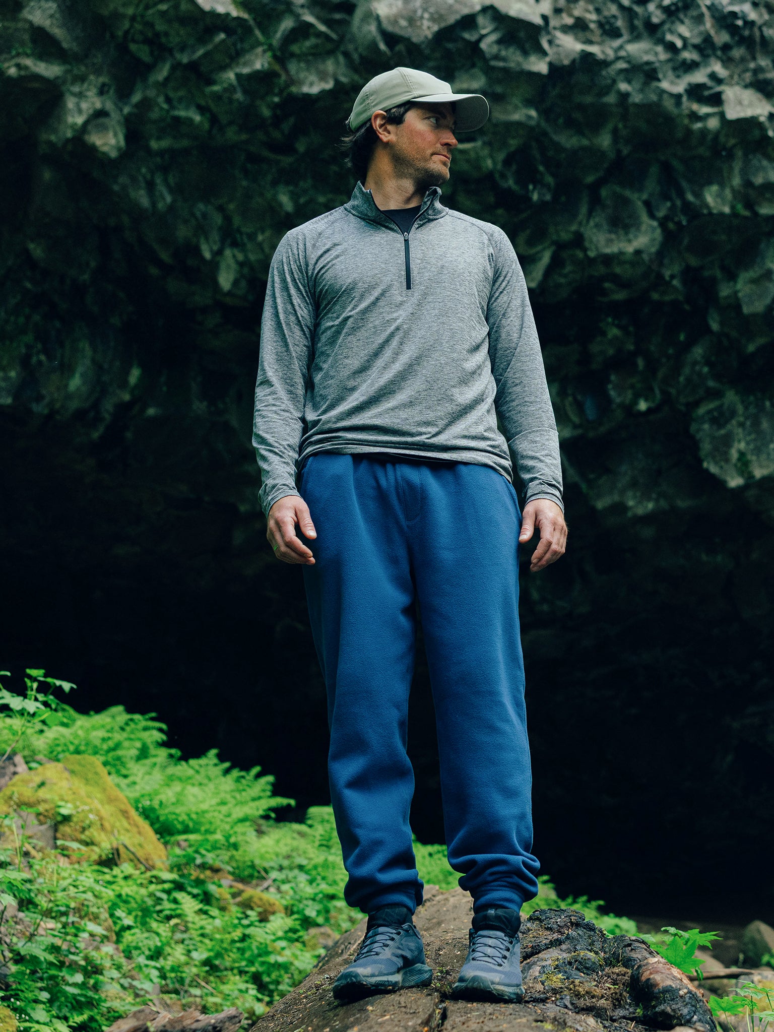 Men's Clima-Tek Zip-T - Grey Heather – Hot Chillys