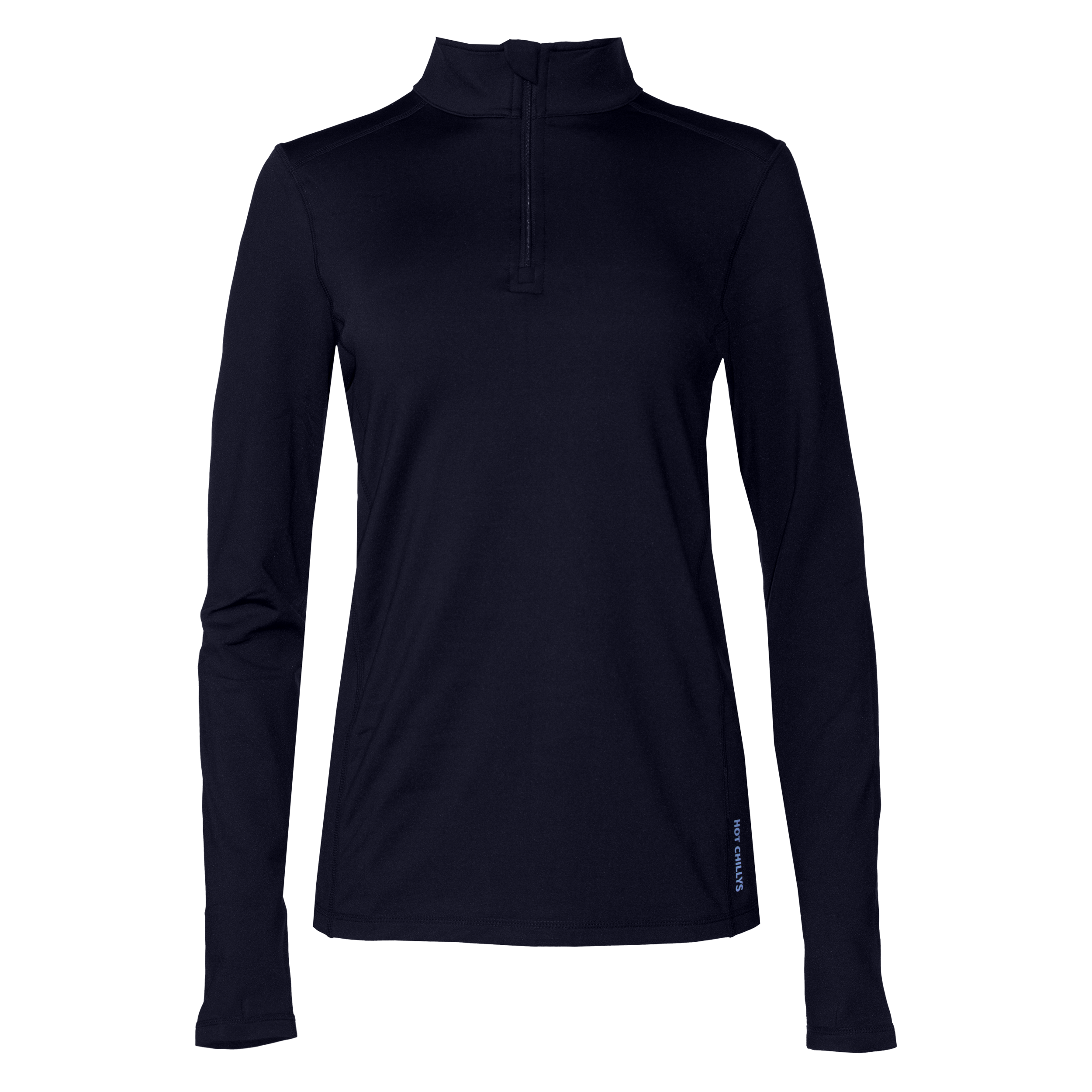 Women's Micro-Elite Chamois Solid Zip-T | Hot Chillys