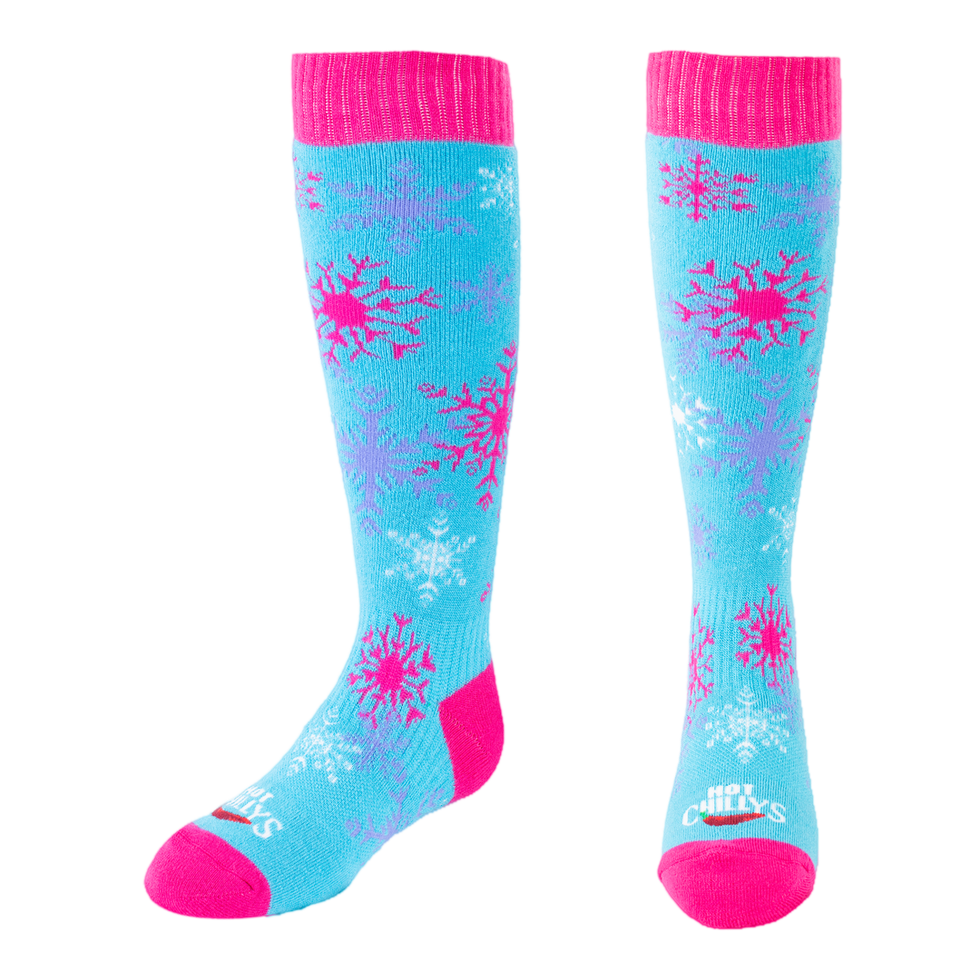 Youth Snowflake Mid Volume Sock