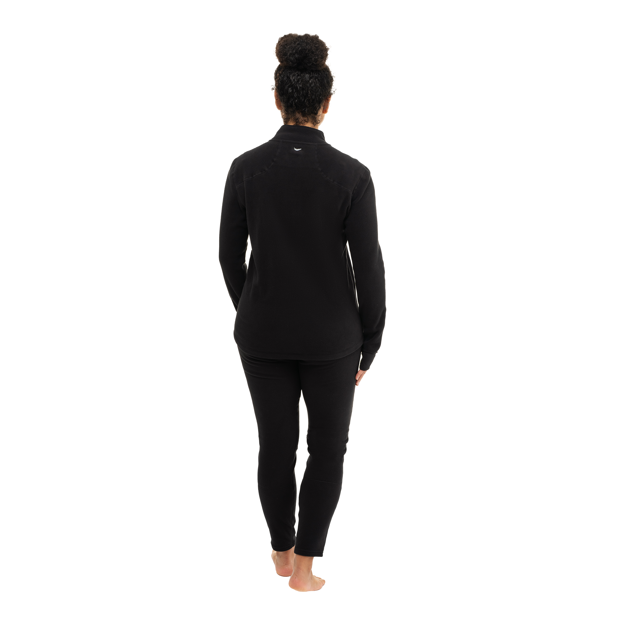 Women's La Montaña Fleece Zip-T - Black/Black – Hot Chillys