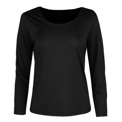 Women's Cybersilk Scoopneck - Black