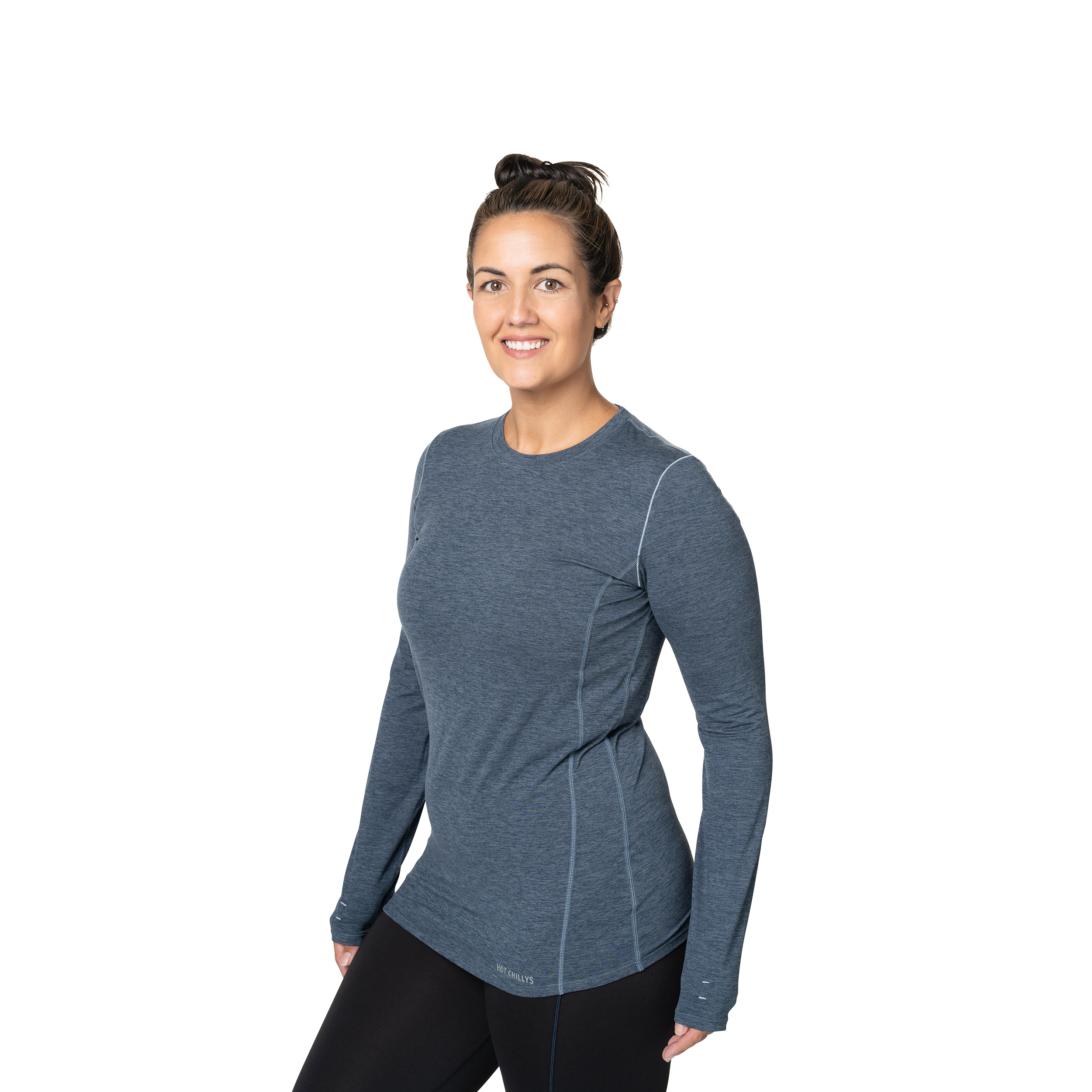 Women's Clima-Tek Crewneck - Nightfall Heather – Hot Chillys