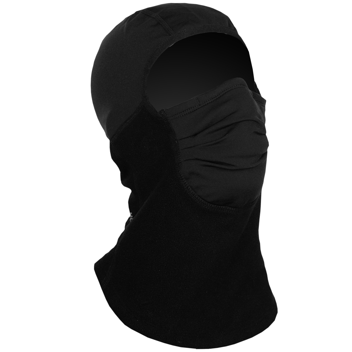 Sherpa Hood Ski Mask Over Helmet, Windproof Plush Balaclava