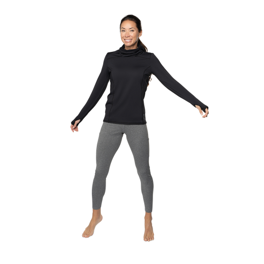 Women's Micro-Elite Chamois Pocket Legging#color_granite