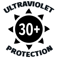 Ultraviolet Protection 30+ Icon Logo