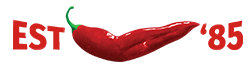 Hot Chillys Established 1985 Chili Logo