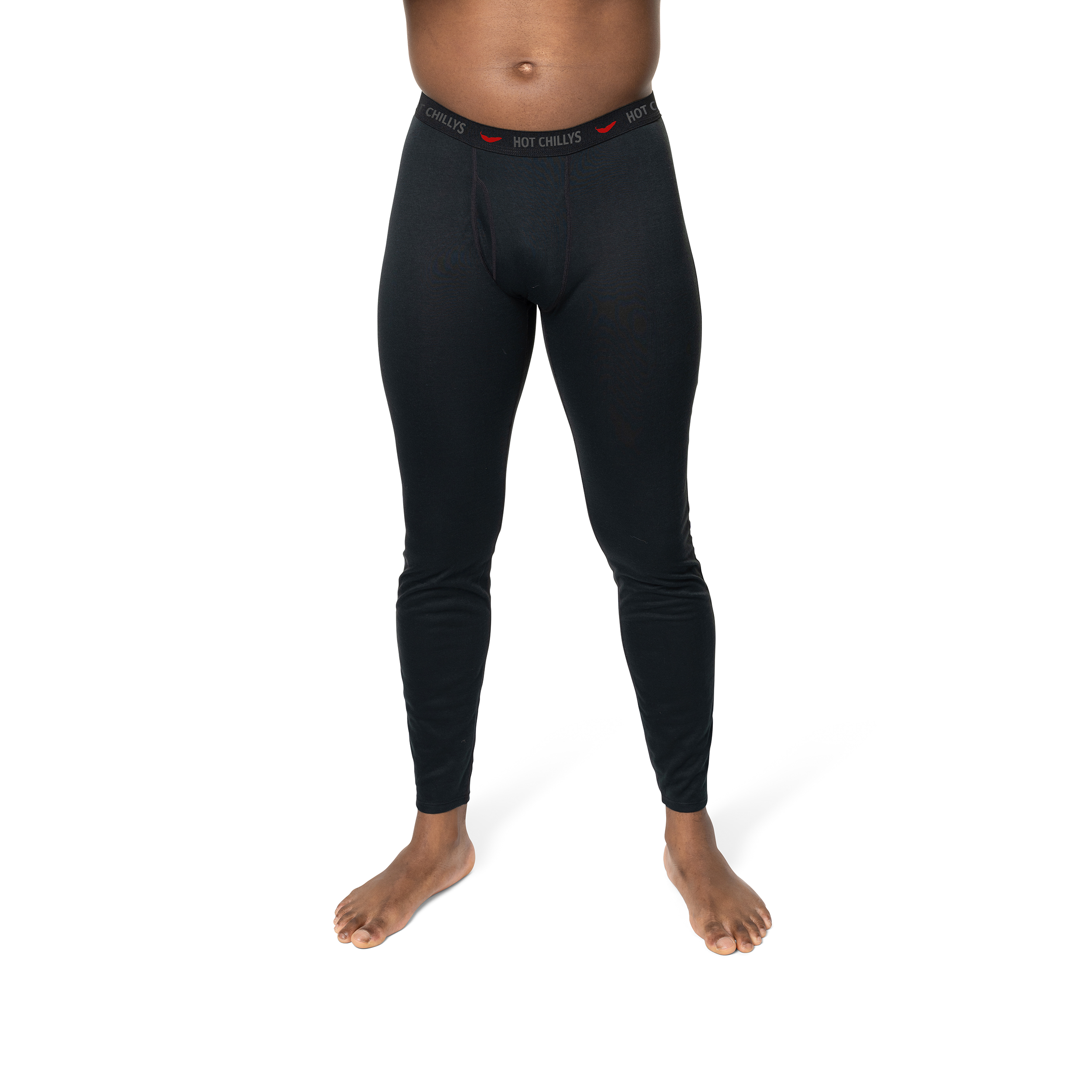 Black Thermal Pants Mens Baselayer Pants Hot Chillys