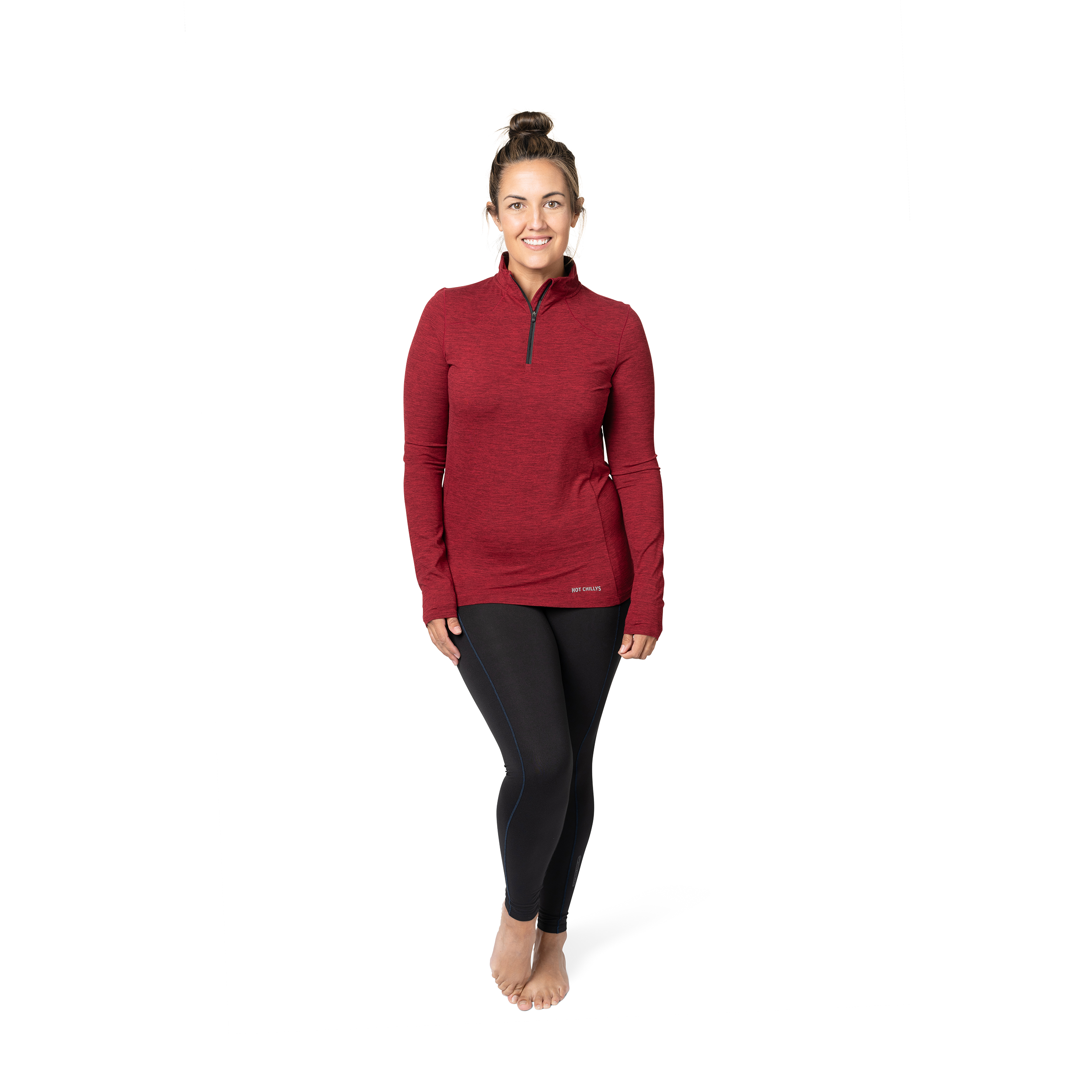 Women's Cold Weather Thermal Shirt Clima-Tek Zip-T | Hot Chillys