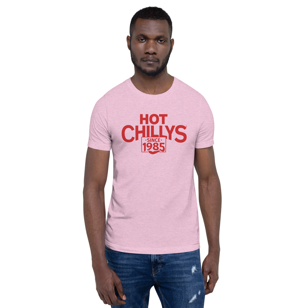 Hot Chillys Text Logo Tee#color_heather-prism-lilac