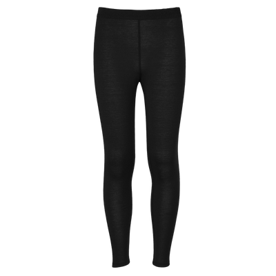 Hot Chillys youth thermal leggings in black for warmth and comfort during cold weather