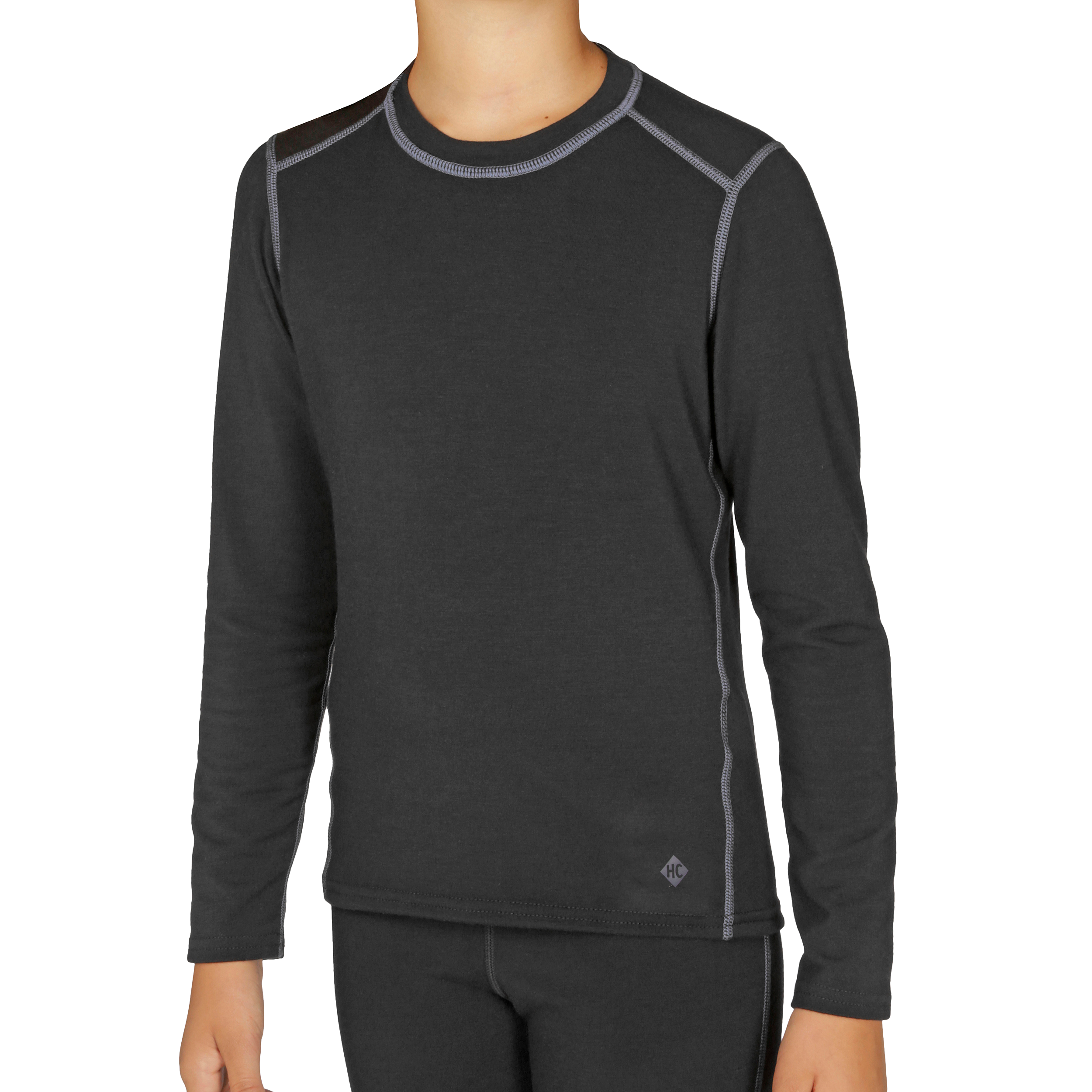 Kids Crew Neck Base Layer | Childrens Thermal | Hot Chillys