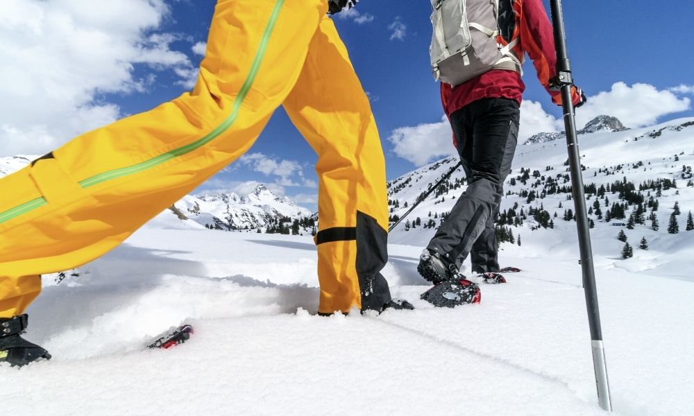 How To Stay Warm While Snowshoeing in the Winter