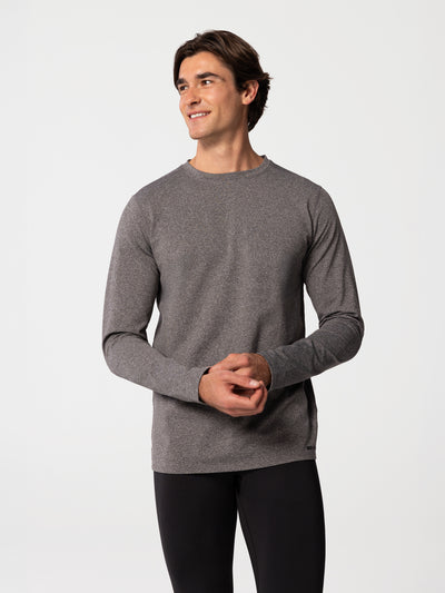 Men's Micro-Elite Chamois Crewneck - Granite