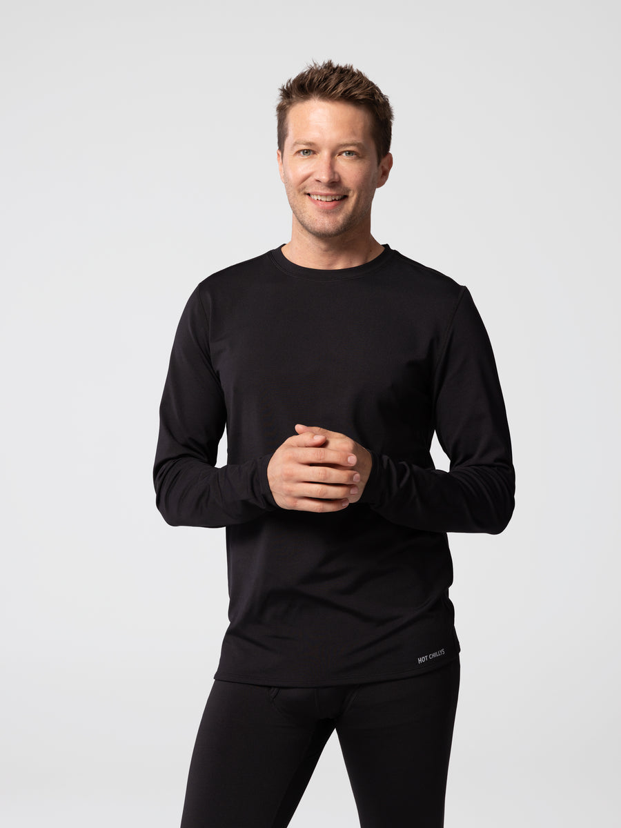 Men's Micro-Elite Chamois Crewneck - Black