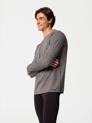 Men's Micro-Elite Chamois Crewneck - Granite