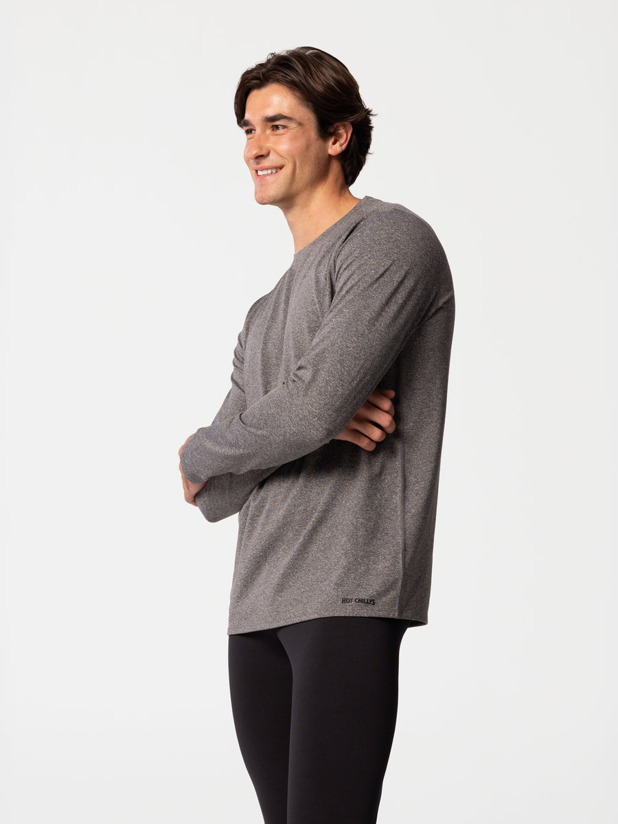Men's Micro-Elite Chamois Crewneck - Granite
