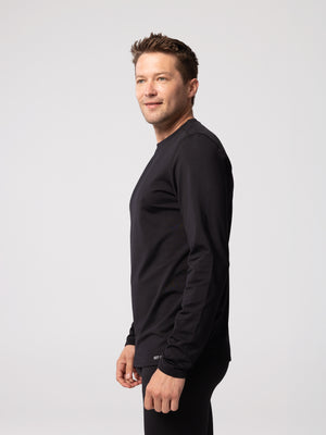 Men's Micro-Elite Chamois Crewneck - Black