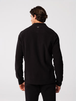 Men's La Montaña Fleece Zip T - Black/Black