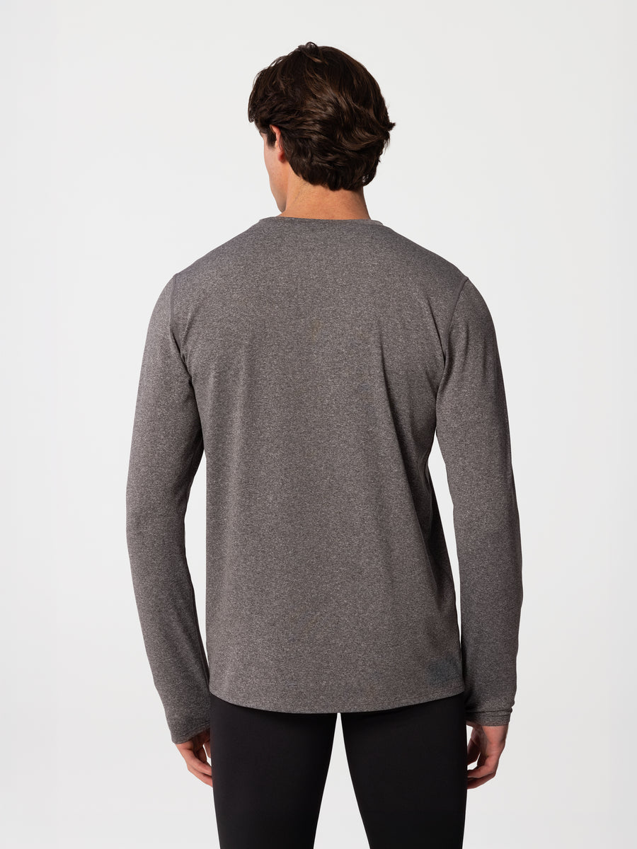 Men's Micro-Elite Chamois Crewneck - Granite