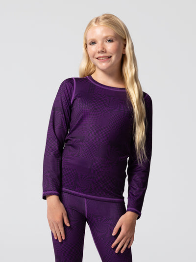 Youth Micro-Elite Chamois Print Crew - Fresh Loco