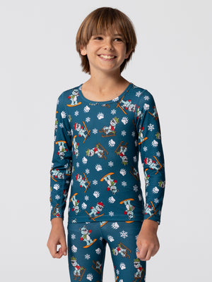 Youth Originals Print Crewneck - Snow Bears