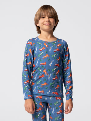 Youth Originals Print Crew - Snowmobiles