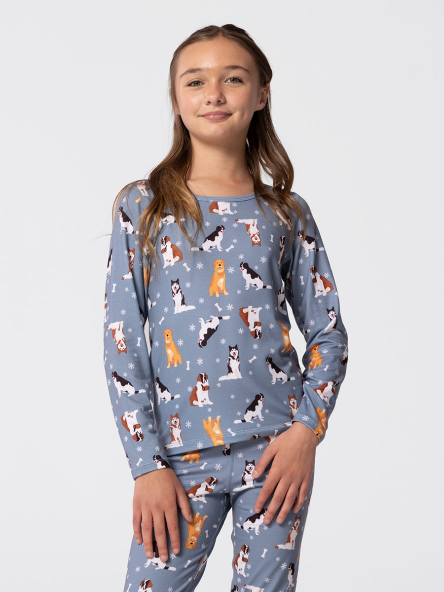 Youth Originals Print Crew - Winter Dogs