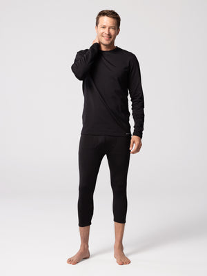 Men's Micro-Elite Chamois Crewneck - Black