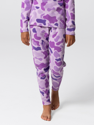 Youth La Montana Print Bottom - Lavender Camo