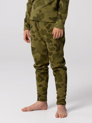 Youth La Montana Print Bottom - Sea Kelp Camo