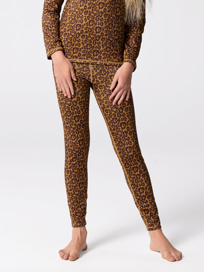 Youth Micro-Elite Chamois Print Tight - Classic Leopard