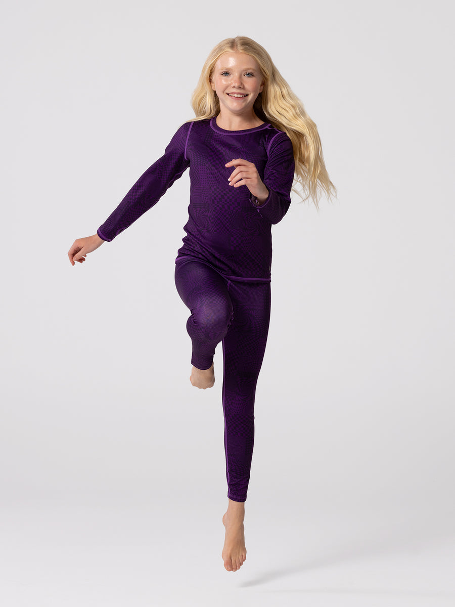 Youth Micro-Elite Chamois Print Crew - Fresh Loco