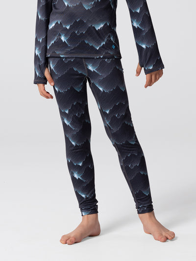 Youth Micro-Elite Chamois Print Tight - Mountain Storm