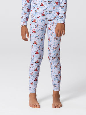 Youth Originals Print Tight - Snow Pony