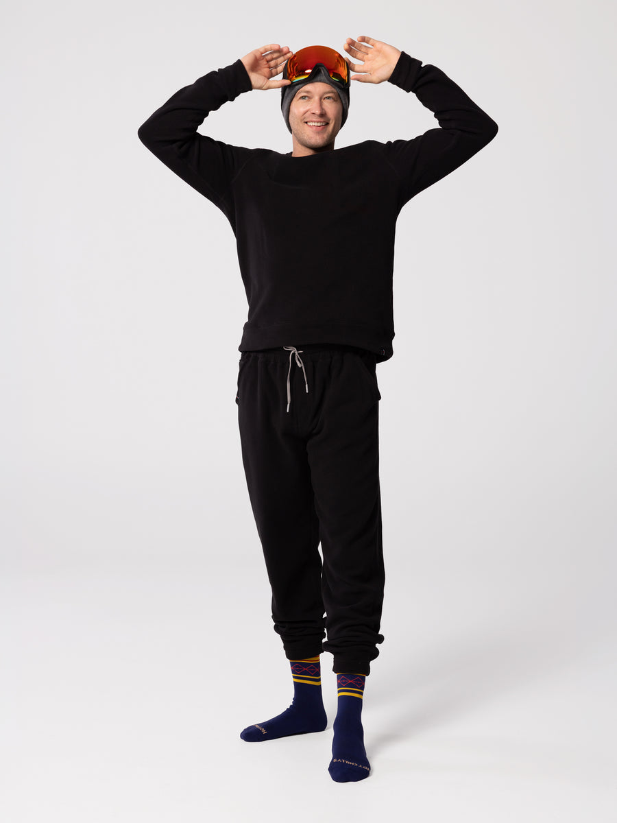 Men's La Montaña Pullover - Black