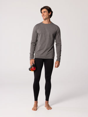Men's Micro-Elite Chamois Crewneck - Granite