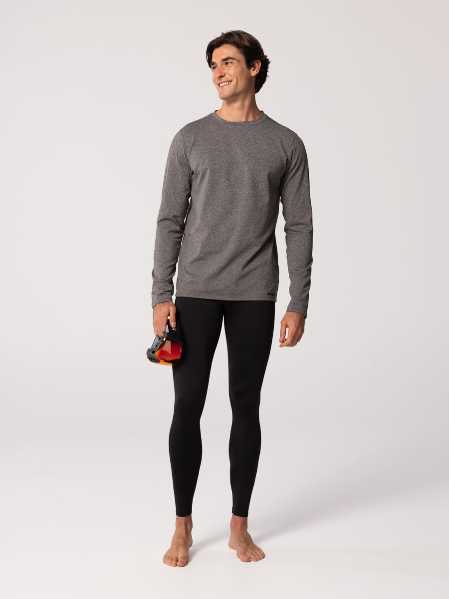 Men's Micro-Elite Chamois Crewneck - Granite