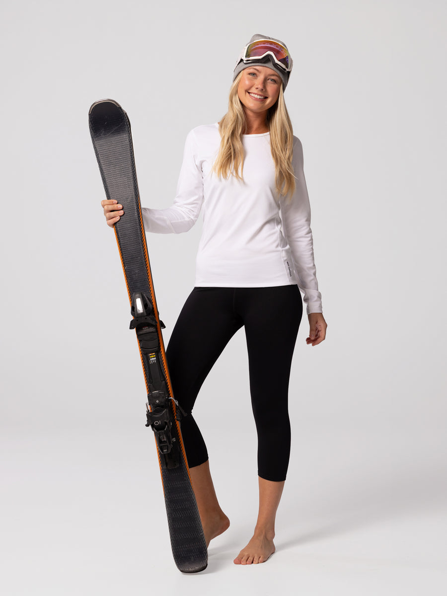Women's Micro-Elite Chamois Crewneck - White