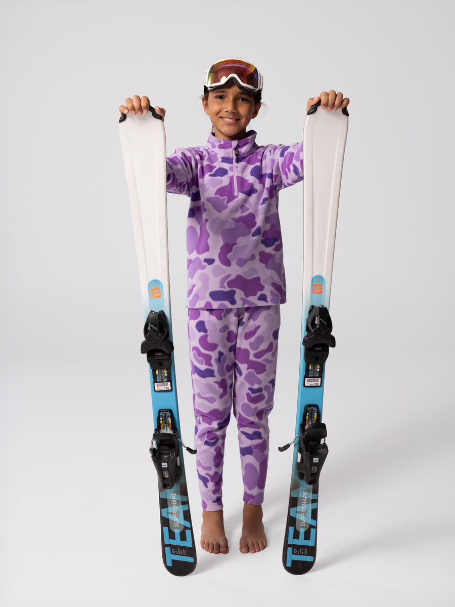 Youth La Montana Print Bottom - Lavender Camo