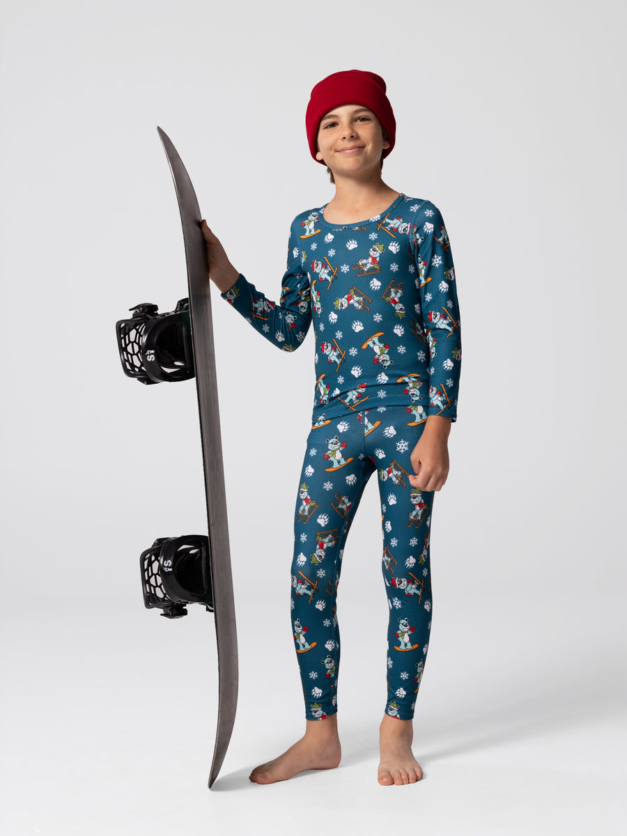 Youth Originals Print Tight - Snow Bears