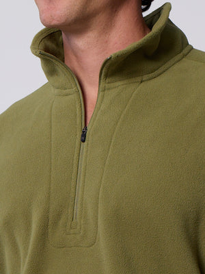 Men's La Montaña Quarter Zip - Sea Kelp