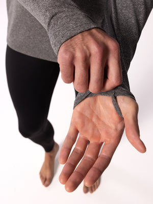 Men's Micro-Elite Chamois Crewneck - Granite