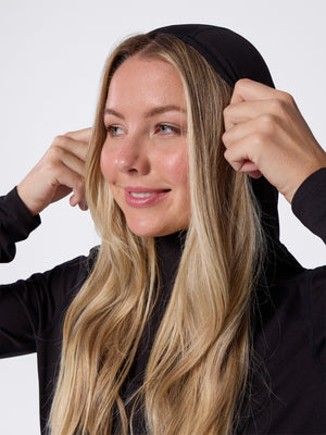 Women's Clima-Tek Hoodie - Black