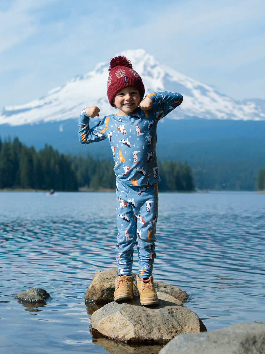 Youth Originals Print Tight - Winter Dogs