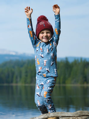 Youth Originals Print Tight - Winter Dogs