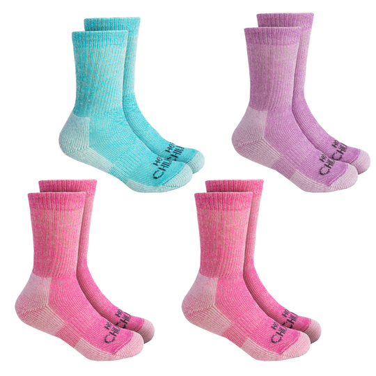 Youth Wool Trail Socks 4-pack